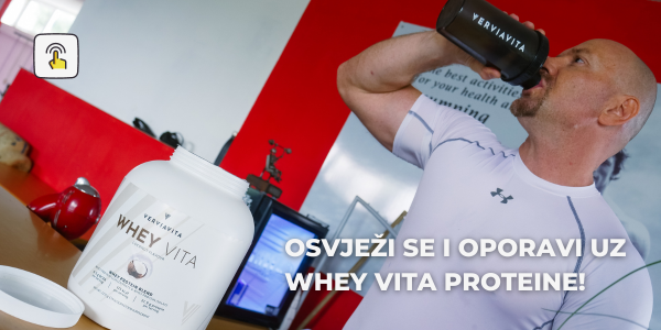 Osvježi se i oporavi uz whey vita proteine